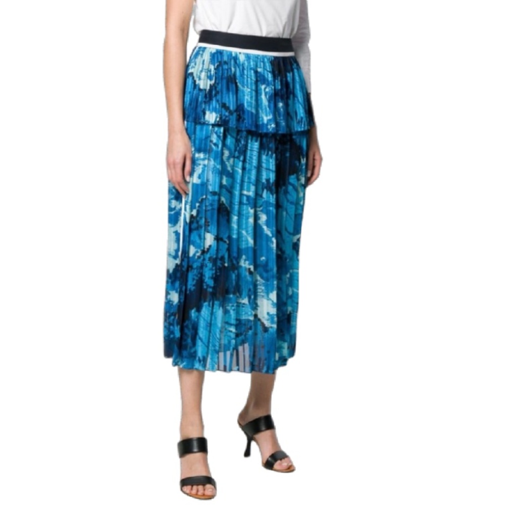 Victoria Beckham landscape skirt - Blue Size 2